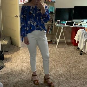 Express off the shoulder shirt